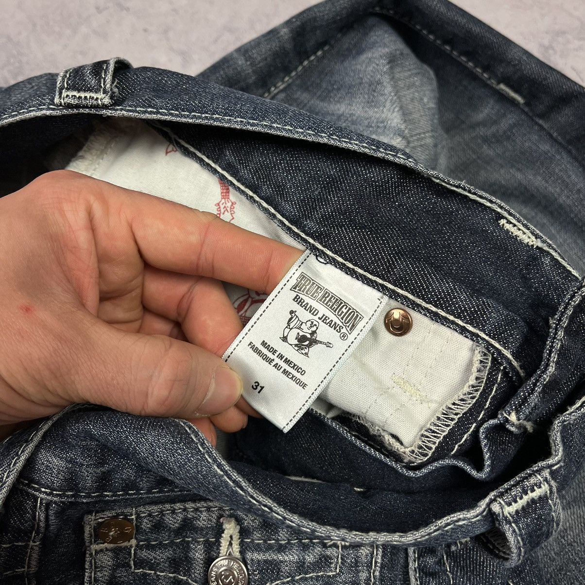 True Religion Vintage True Religion Big Logo slim fit jeans 00’s Size US 31 - 12 Thumbnail
