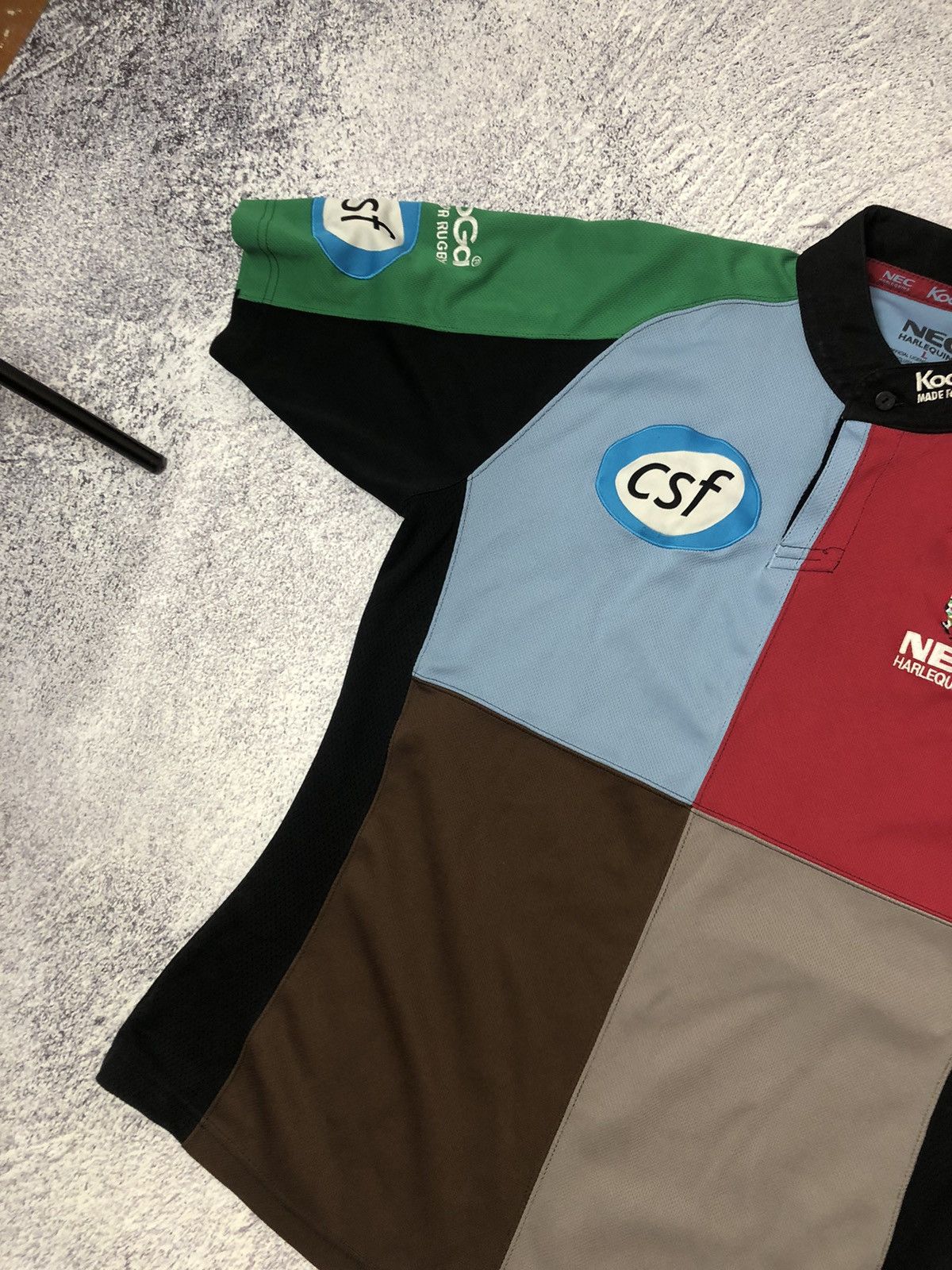 Vintage Rugby jersey men’s size L CSF KooGd made for rugby Size US L / EU 52-54 / 3 - 3 Thumbnail