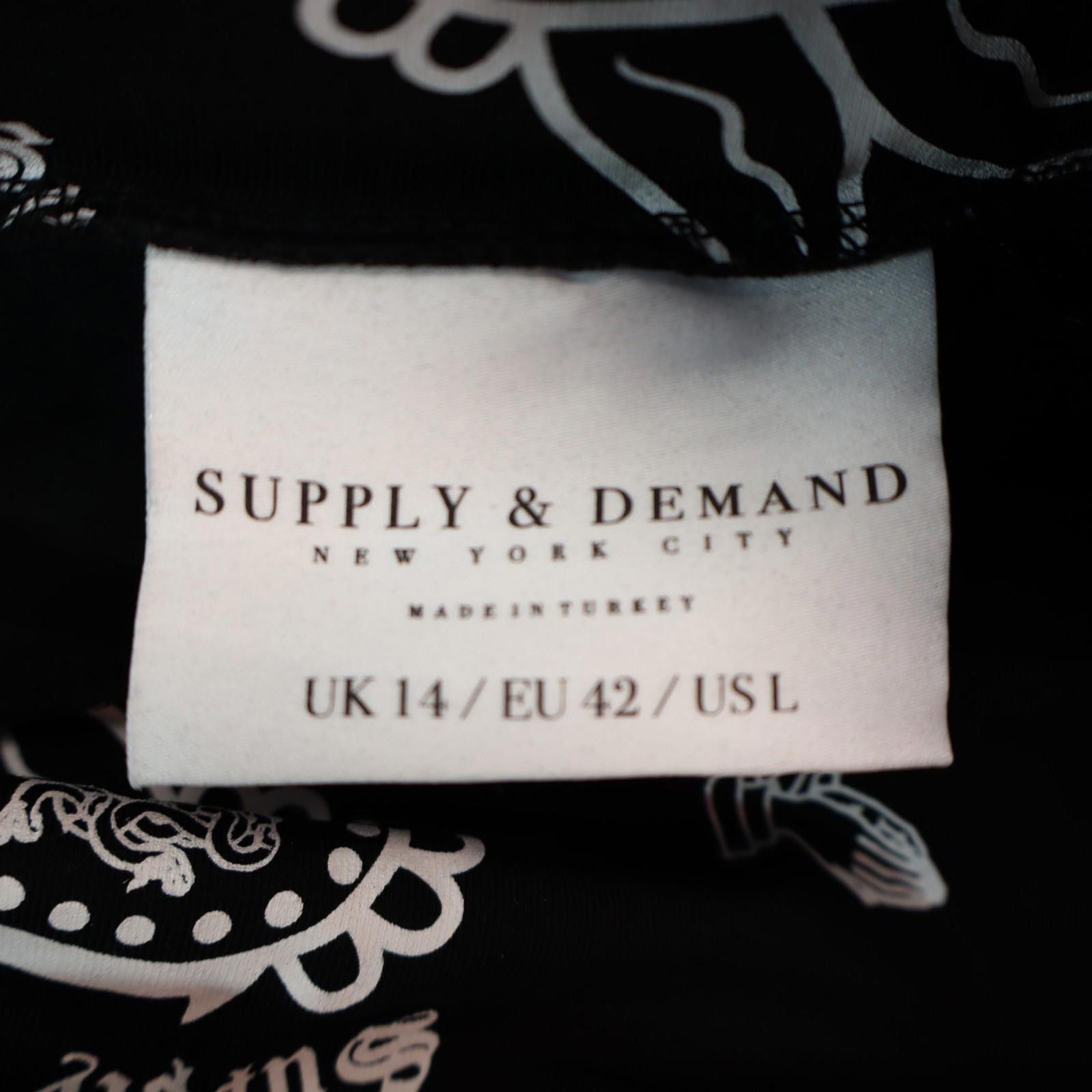 Supply & Demand Supply & Demand Black Shorts Paisley Bandana Womens Large Size 36" / US 14 / IT 50 - 6 Thumbnail