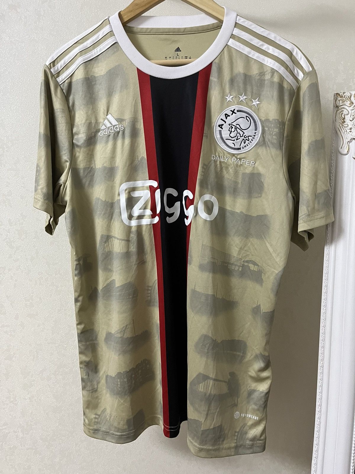 Vintage Ajax x Daily Paper Third Kit Blokecore Jersey Size US L / EU 52-54 / 3 - 1 Thumbnail