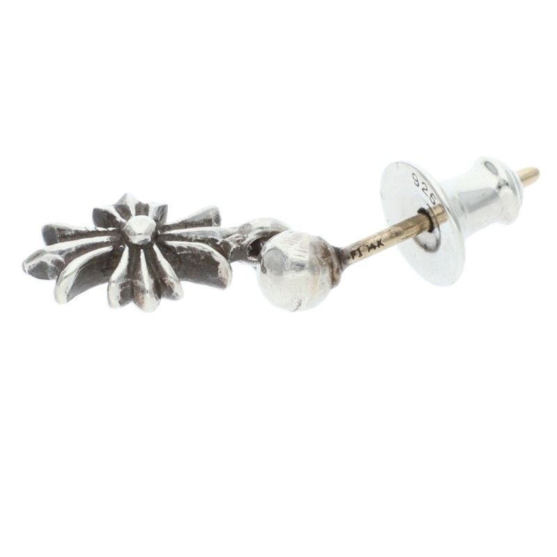 Chrome Hearts Chrome Hearts Tiny ECH Plus Drop Earring Silver Size ONE SIZE - 4 Thumbnail
