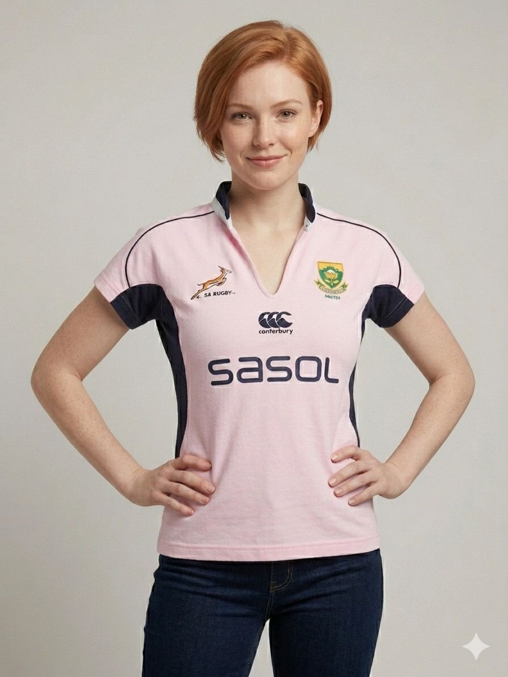Canterbury of New Zealand Vintage Canterbury South African Springboks Rugby Shirt 🇿🇦 Size M / US 6-8 / IT 42-44 - 1 Thumbnail