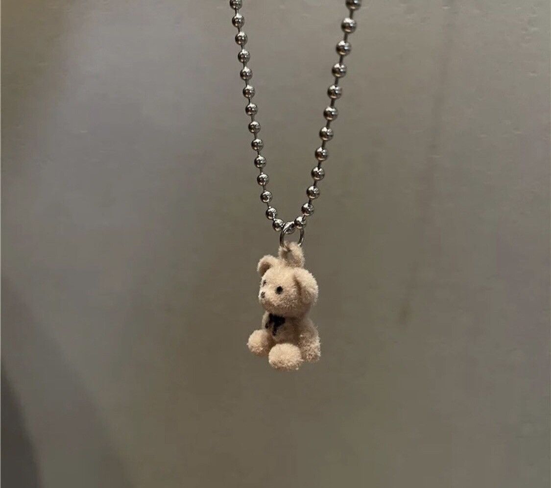 Jewelry Flocking Bear Pendant Necklaces Size ONE SIZE - 3 Thumbnail