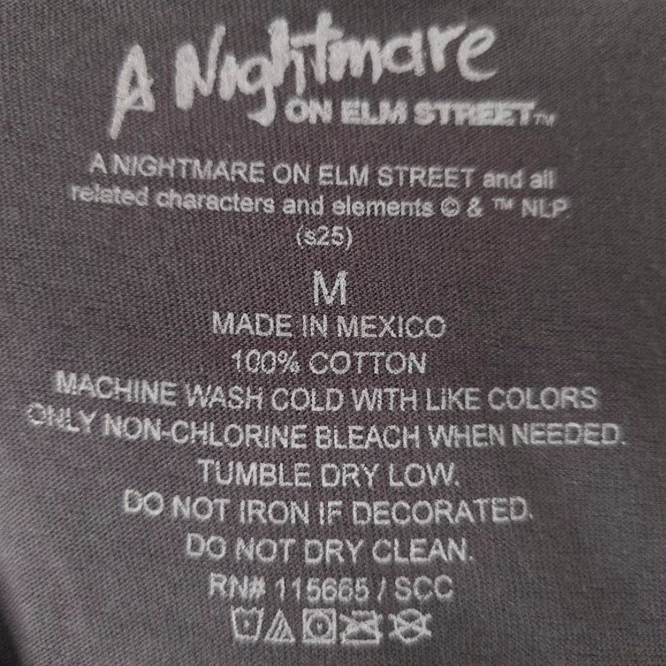 Vintage VINTAGE Nightmare On Elm Street T Shirt Mens Size XL Gray Freddy Krueger Horror Tee Size US XL / EU 56 / 4 - 6 Thumbnail