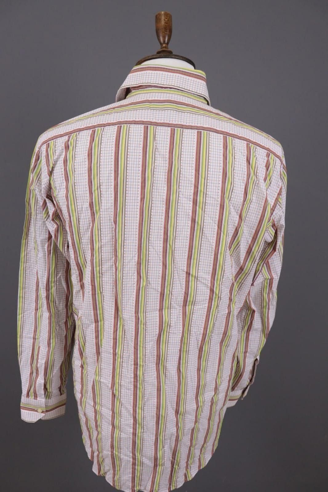Etro Etro Milano Multicolor Striped Button Dress Shirt Size 42 Size US M / EU 48-50 / 2 - 10 Thumbnail