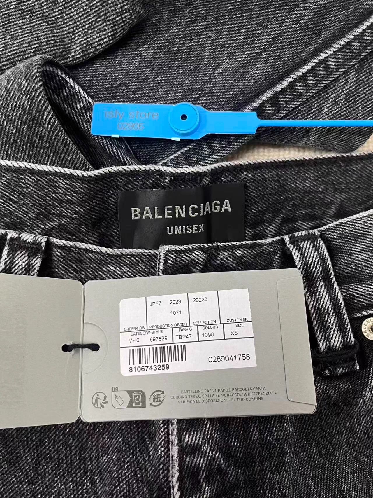 Balenciaga Balenciaga The Lost Tape series flared jeans, men's, black Size US 27 - 4 Thumbnail
