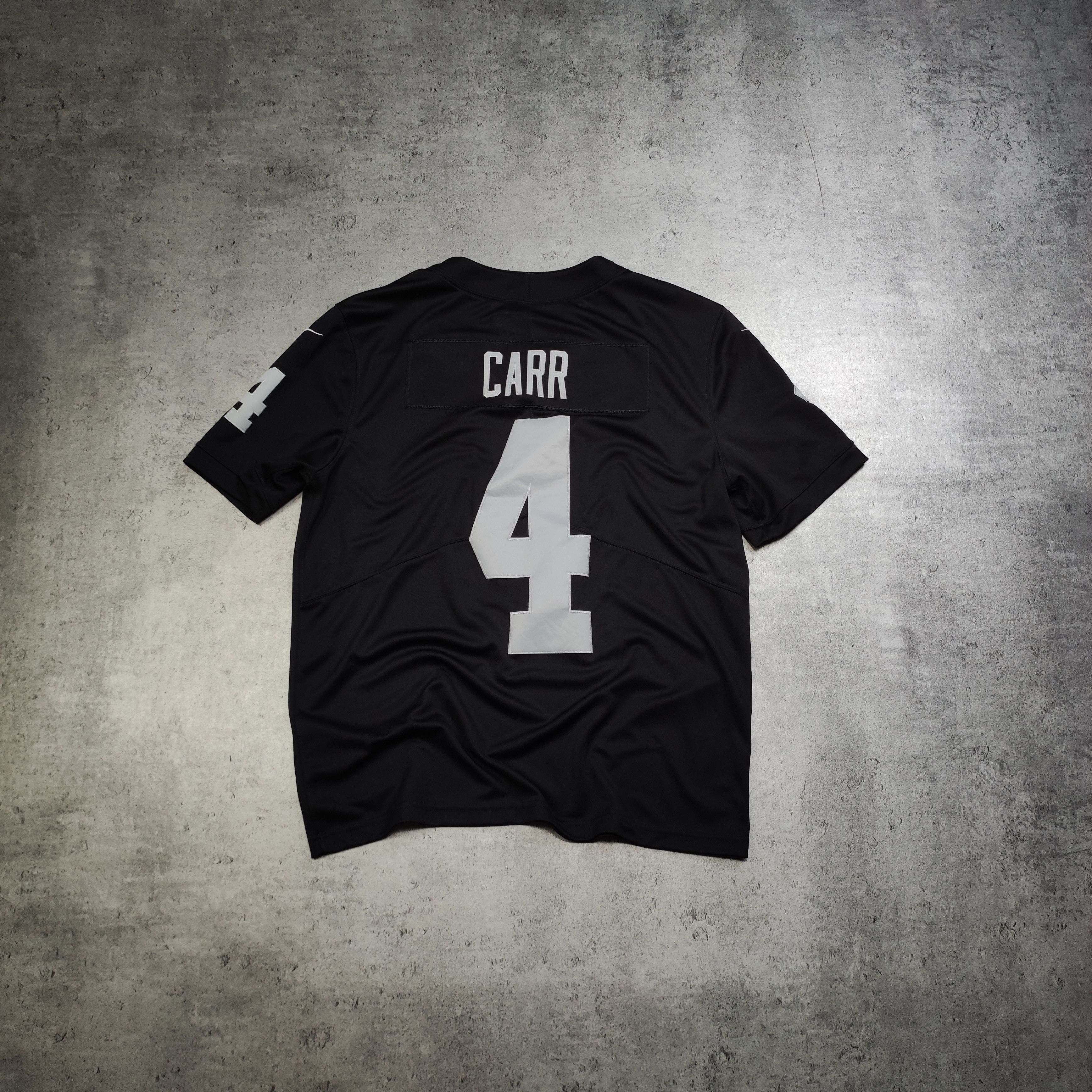 NFL × Nike RARE NFL Los Angeles Raiders #4 Carr Nike Jersey Size US L / EU 52-54 / 3 - 1 Thumbnail