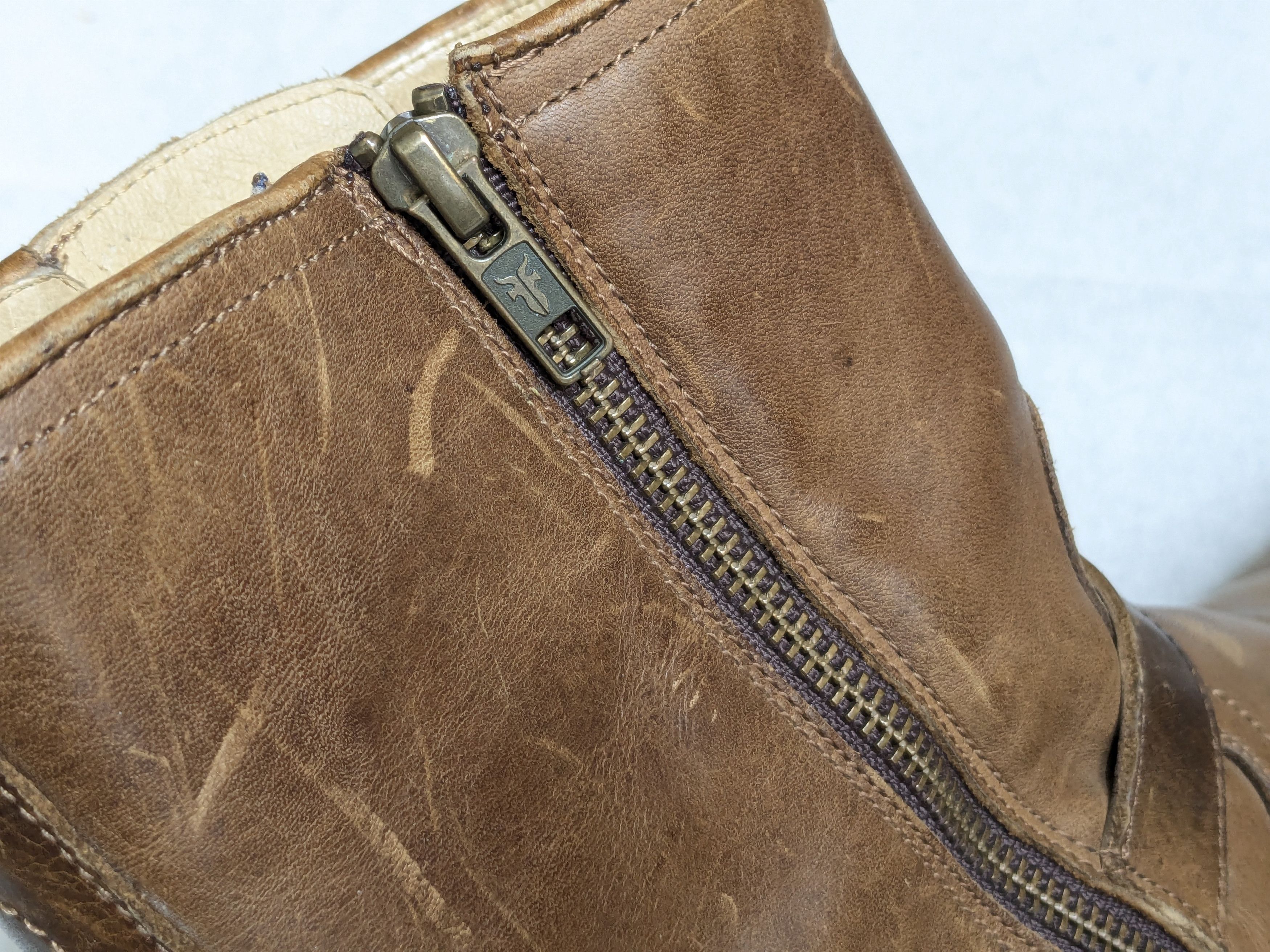 Frye Frye Engineer Boots 10 D Brown Leather Buckle Size US 10 / EU 43 - 12 Thumbnail