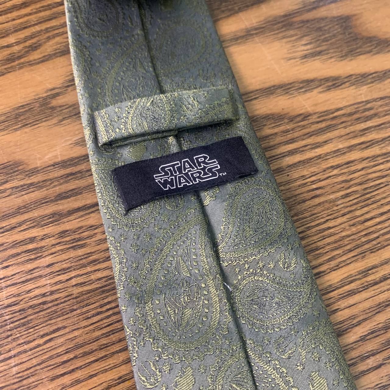 Star Wars Star Wars Dark Sage Green Necktie Size ONE SIZE - 2 Thumbnail