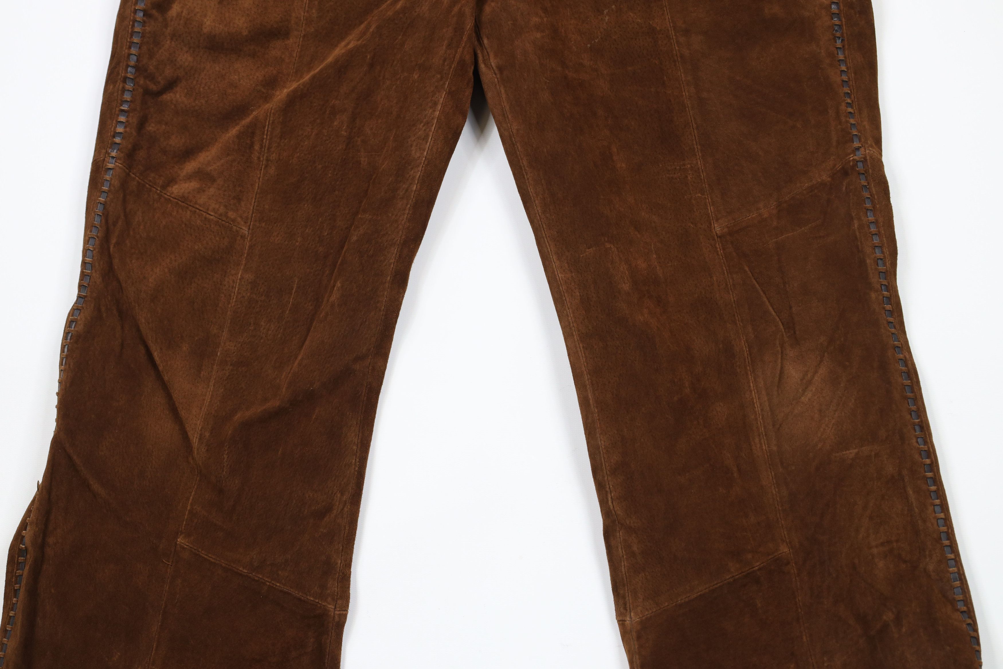 Vintage × Wilsons Leather Vintage Wilsons Leather x Venus Williams Suede Leather Pants Size 34" / US 12 / IT 48 - 3 Thumbnail