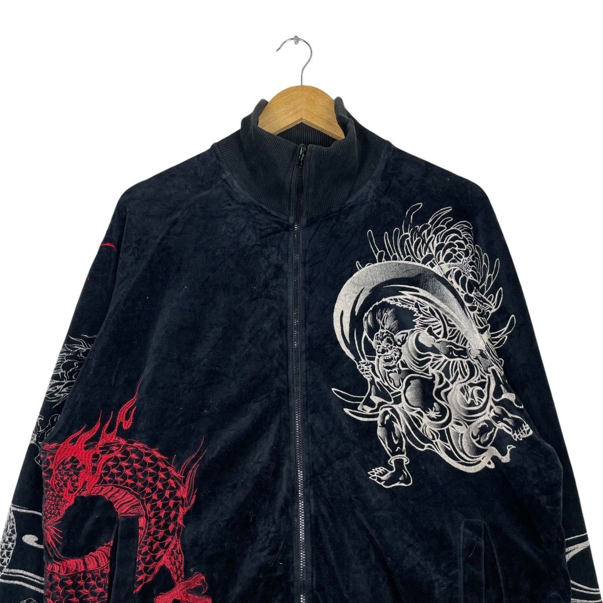Japanese Brand 💥KARAKURI TAMASHI JAPAN SUKAJAN OVERPRINTED Size US L / EU 52-54 / 3 - 2 Thumbnail