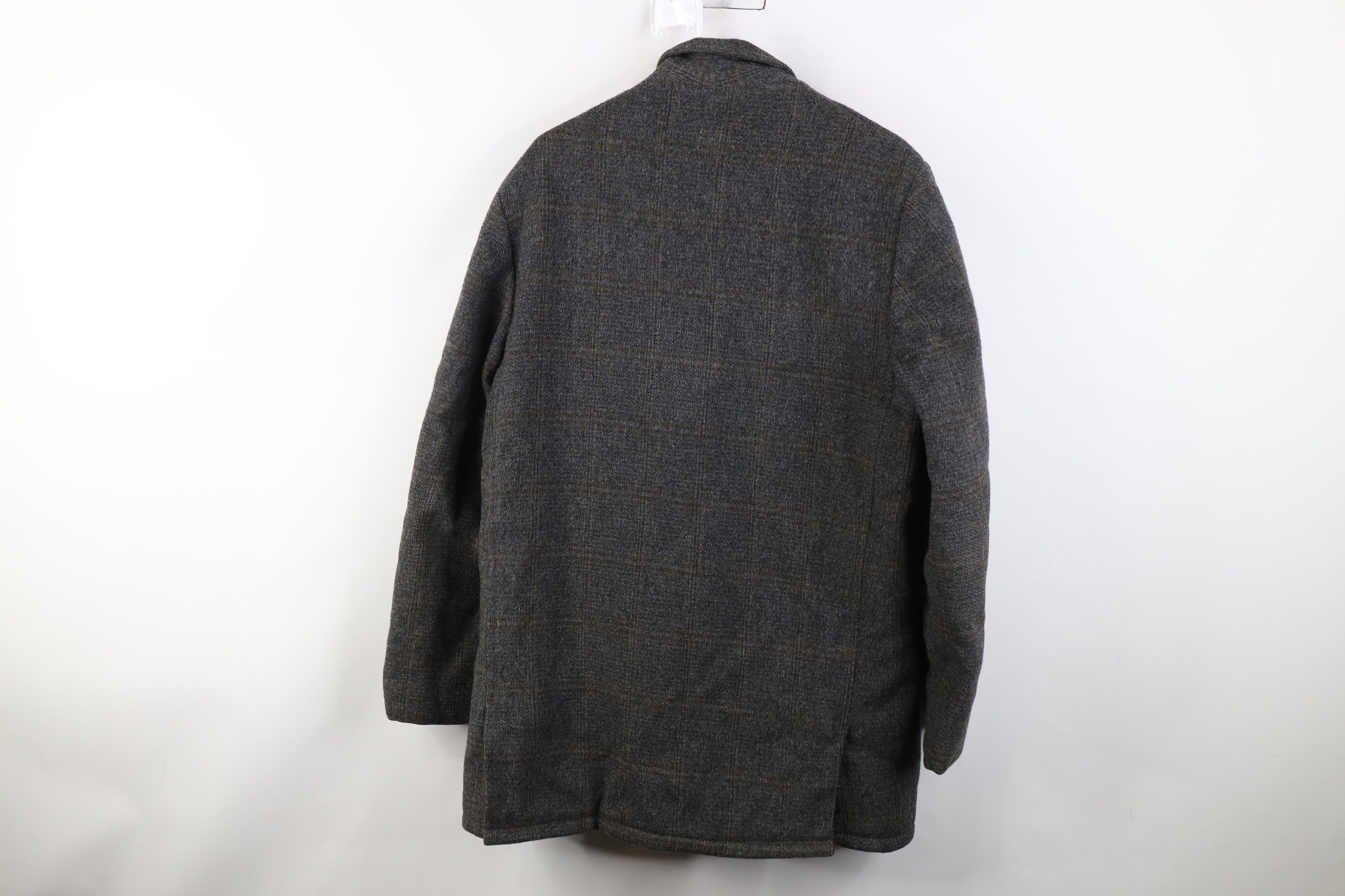 Vintage Vintage 50s Rockabilly Fleece Lined Wool Jacket Coat USA Size US XL / EU 56 / 4 - 13 Thumbnail