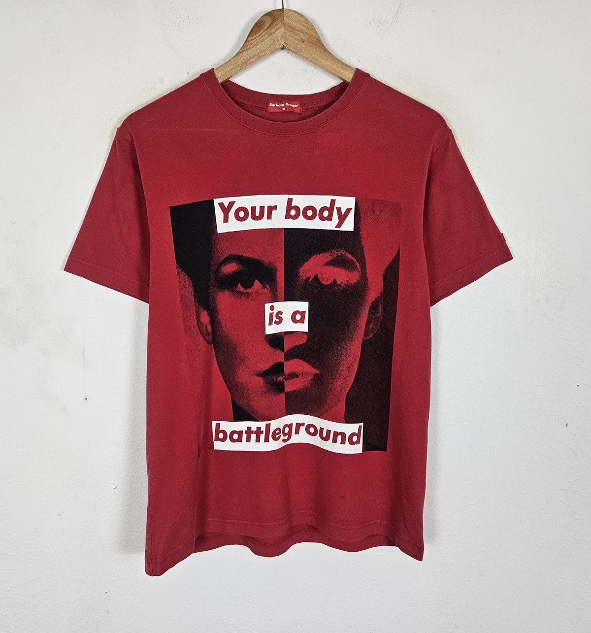 Barbara Kruger Barbara Kruger Your Body is Battleground pop art shirt Size US M / EU 48-50 / 2 - 3 Thumbnail