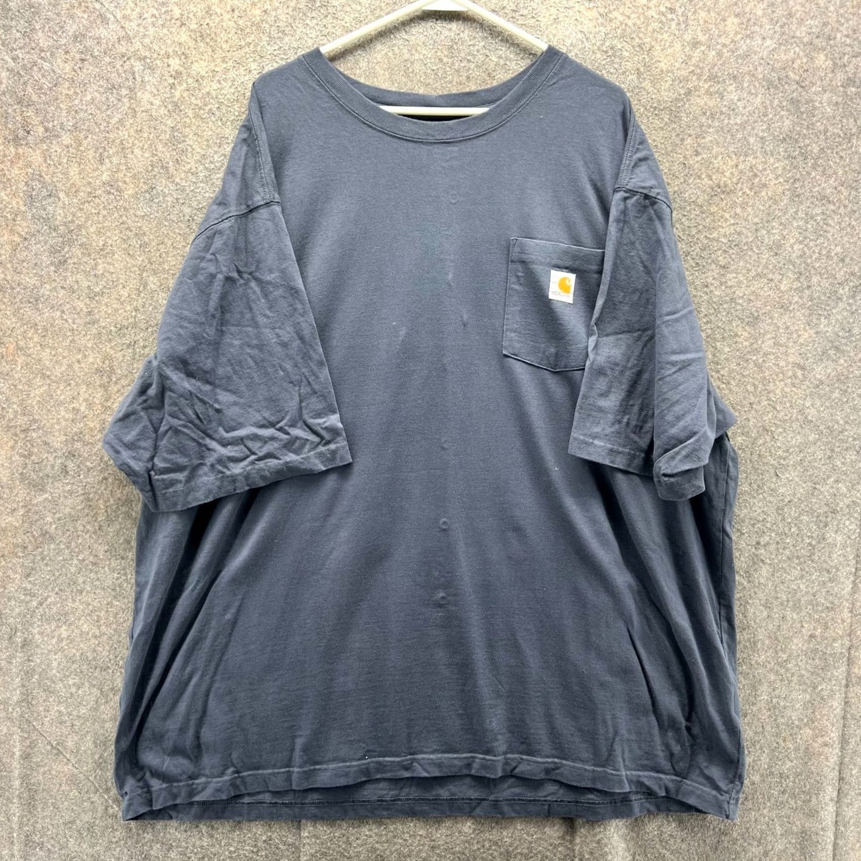 Carhartt Carhartt Shirt Mens 3XL Blue Casual Tee Pocket Logo Short Sleeve T-Shirt Mens Blue Carhartt K87 Vintage No Size US XXL / EU 58 / 5 - 2 Thumbnail