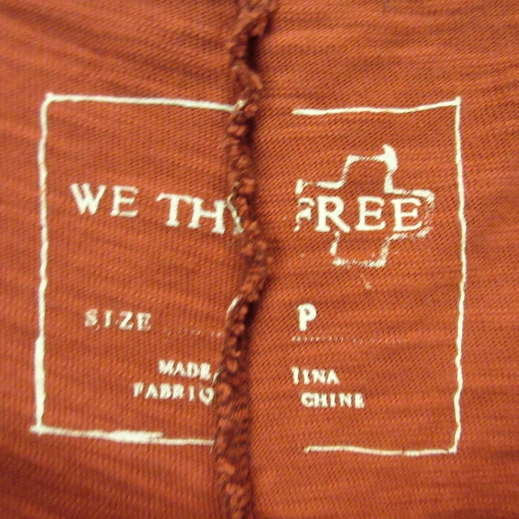 Vintage We the Free We the Free Womens Slub cotton Shirt Top P Ruffle Long Sleeve Orange Blouse Shirts Winter Spring Summer Fall Womens Size S / US 4 / IT 40 - 2 Thumbnail
