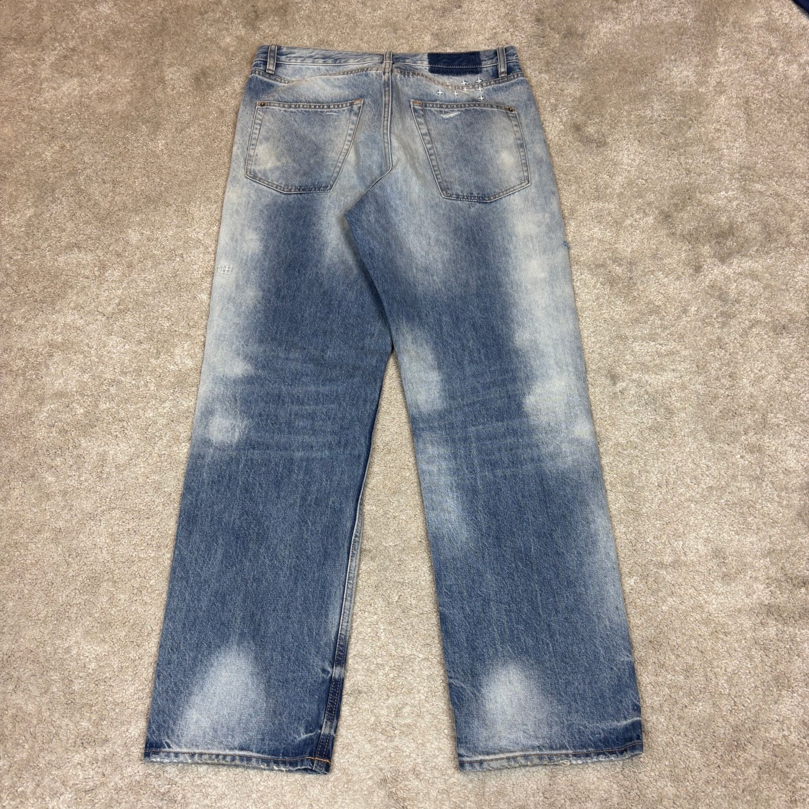 Ksubi Ksubi Distressed Anti K Tektonik Dialled Jeans Men's 31x31 Size US 31 - 3 Thumbnail