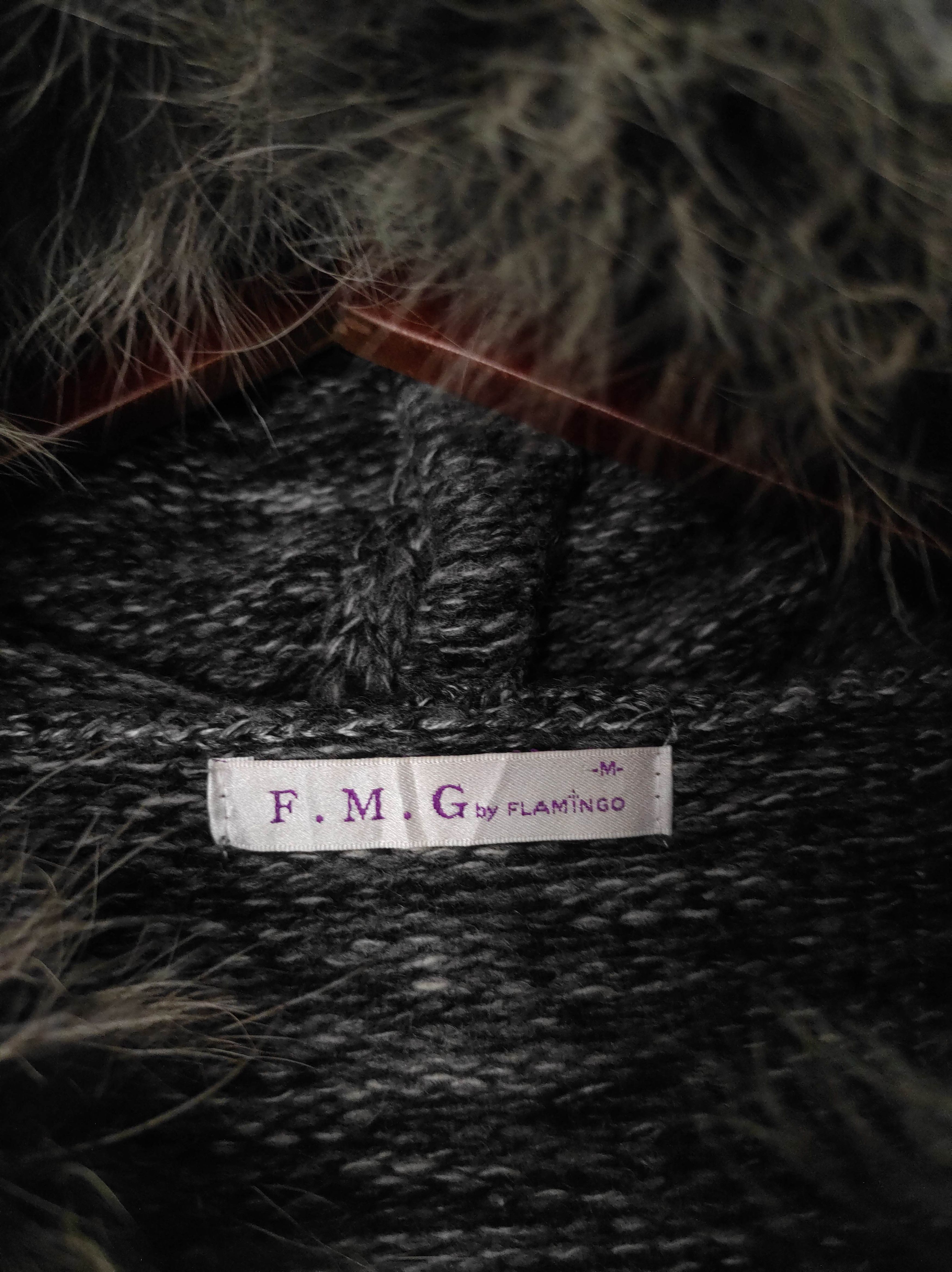 If Six Was Nine Flamingo Knit Fur Raccon Hoodie IfSixWasNine LGB style Size M / US 6-8 / IT 42-44 - 8 Thumbnail