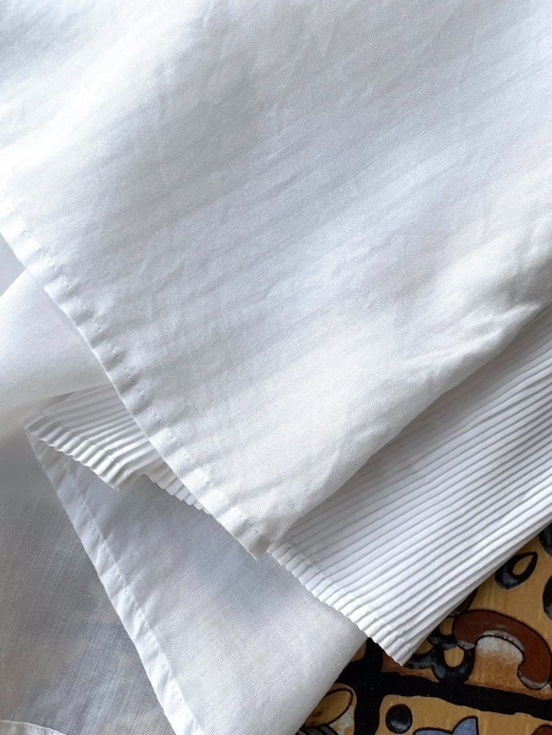 Issey Miyake issey miyake size:2 Long white short-sleeved shirt Size XXS / US 00 / IT 34 - 5 Thumbnail