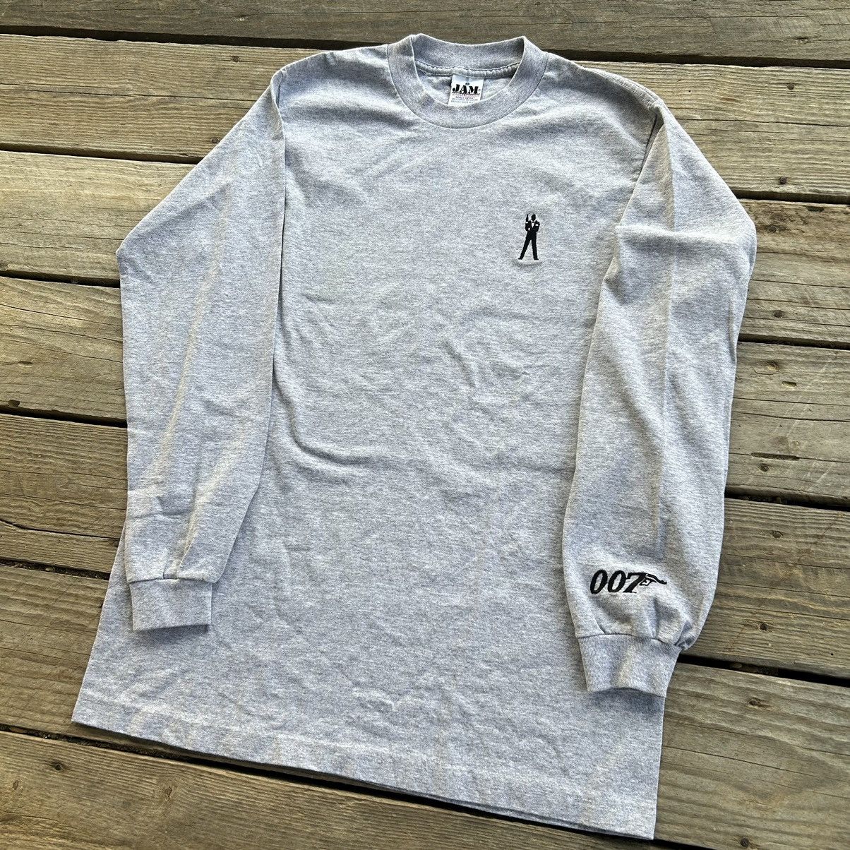 Vintage Vintage 90s 007 Tomorrow Never Dies Long Sleeve T Shirt Size US L / EU 52-54 / 3 - 2 Thumbnail