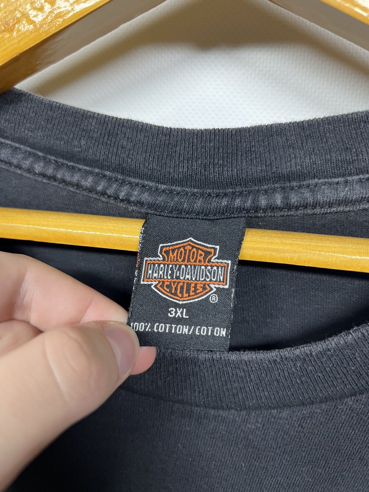 Harley Davidson × Vintage Vintage Y2k Crazy Harley Davidson Motorcycle T-Shirt 00’s Size US XXL / EU 58 / 5 - 11 Thumbnail
