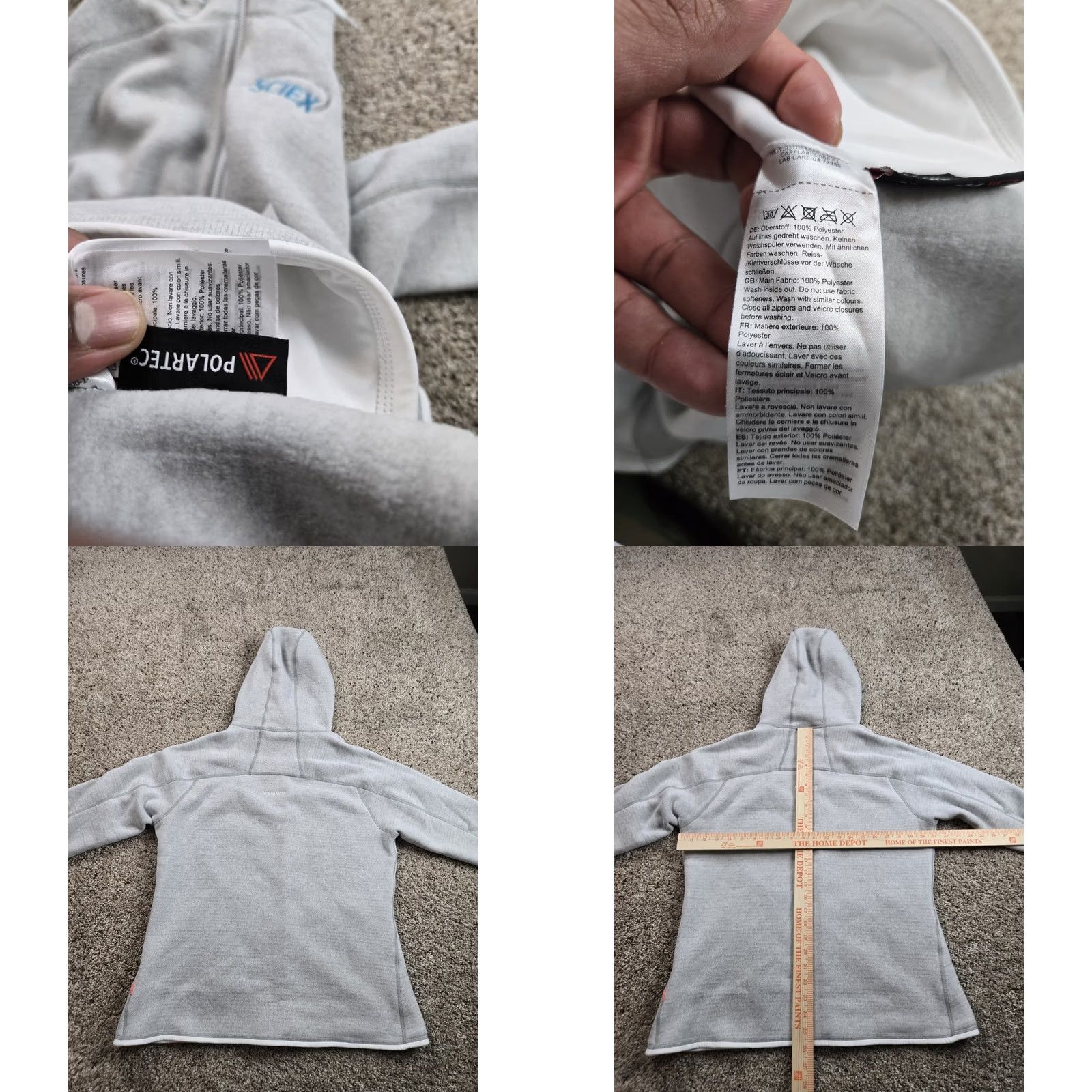 Mammut Mammut Arctic ML Hooded Jacket Womens L Gray Fleece Long Sleeve Polartec NWT Size L / US 10 / IT 46 - 8 Thumbnail