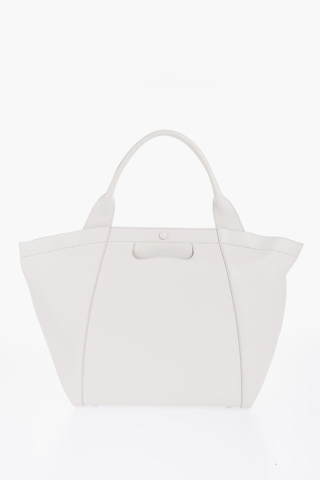 Maison Margiela og1mm1224 Size: OS / Vegan Leather Shopper Bag in White Size ONE SIZE - 4 Thumbnail