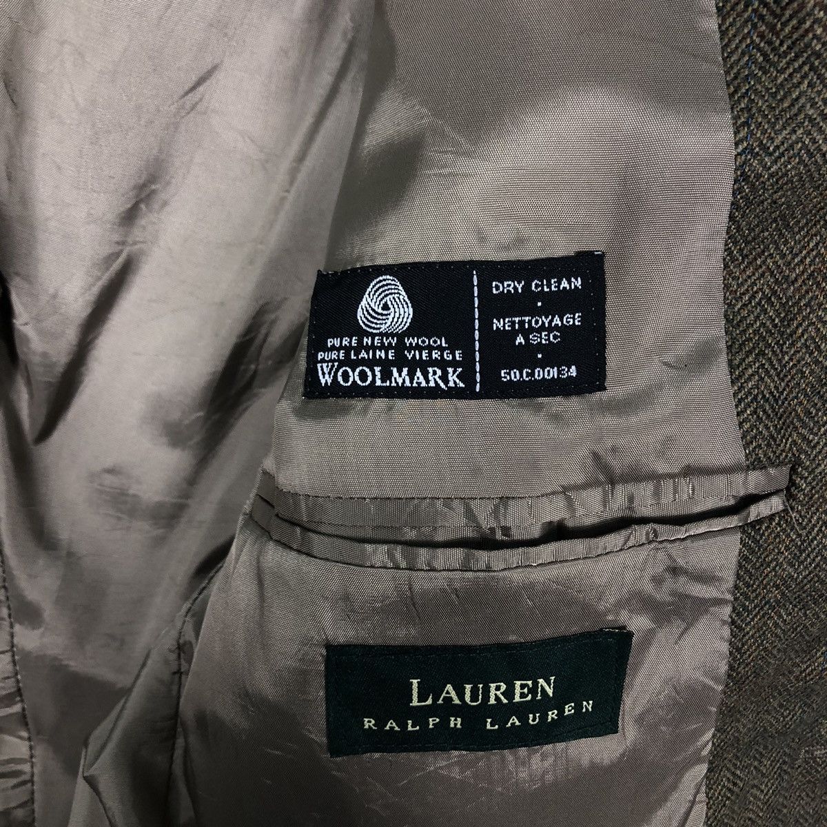Ralph Lauren 🔥Herringbone Wool Double Breast Coats Ralph Lauren Size US M / EU 48-50 / 2 - 14 Thumbnail