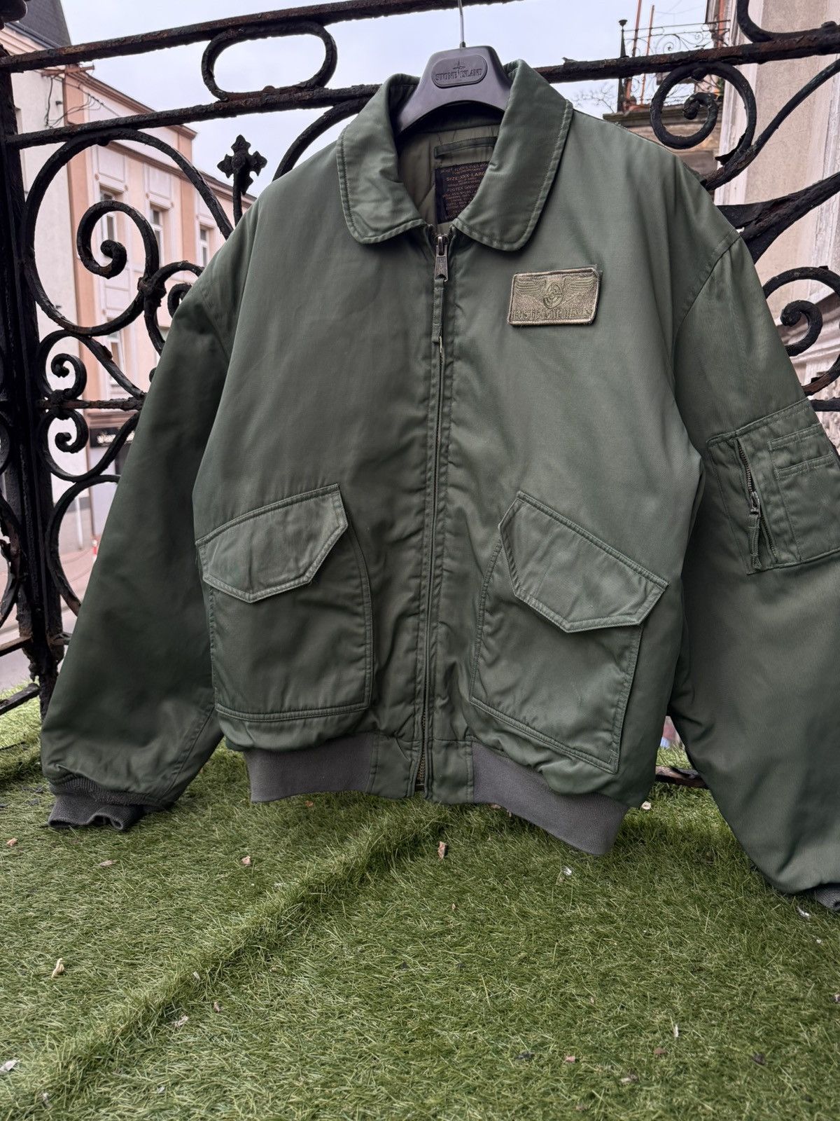 Fostex Garments Vintage Fostex Garments USA Oversize CWU45 Bomber Jacket Size US XL / EU 56 / 4 - 9 Thumbnail