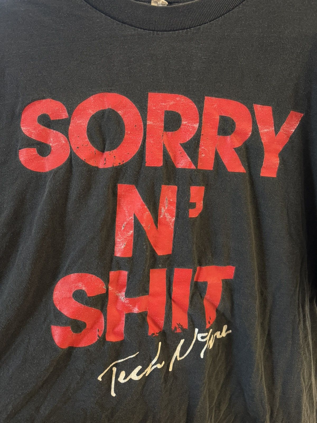 Vintage Black T9 (Tech N9ne) Sorry N' Shit T-Shirt [Merch] Size US XXL / EU 58 / 5 - 2 Thumbnail