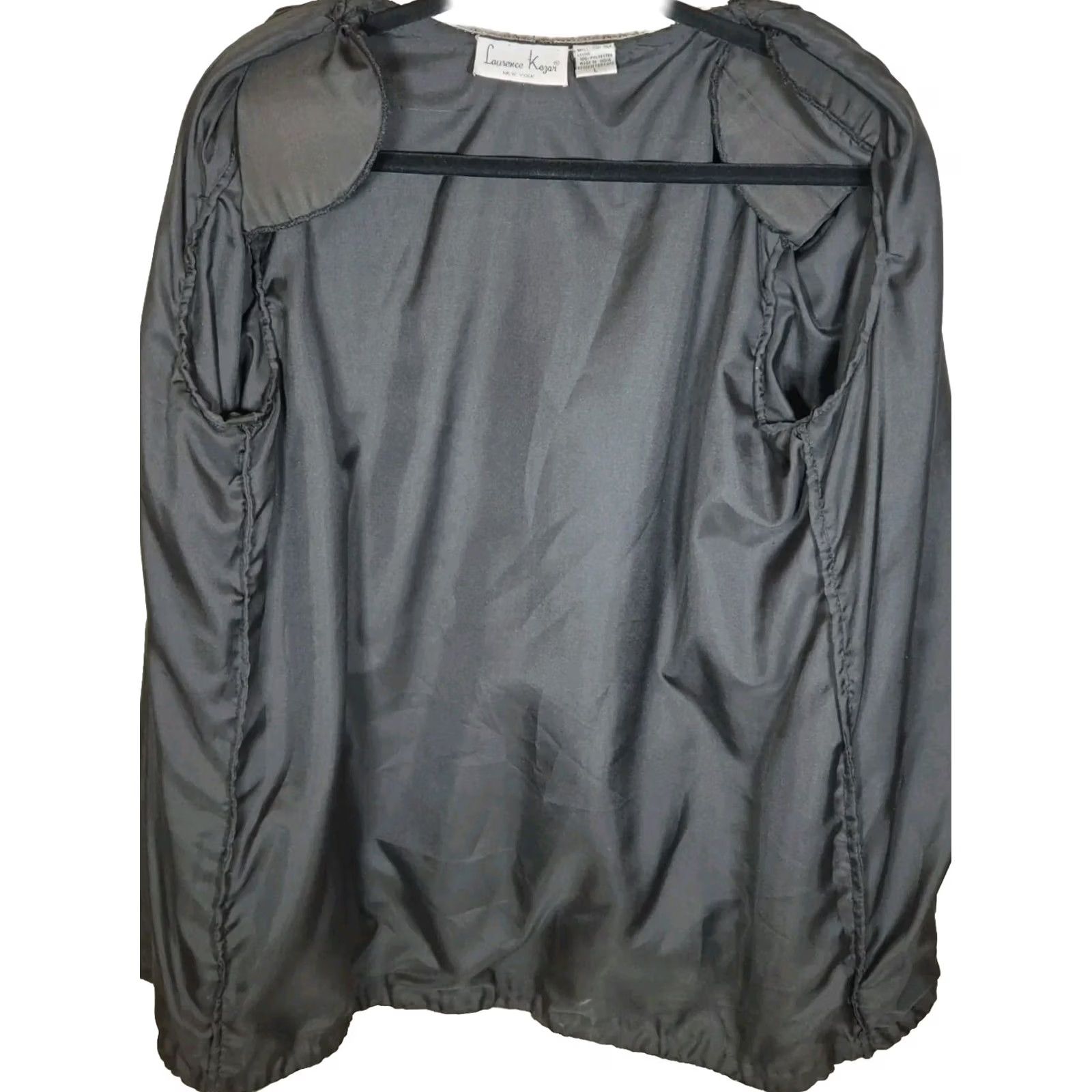 Vintage Vintage Laurence Kazar Beaded Silk Black Jacket Blazer Lined Womens Size L Size L / US 10 / IT 46 - 3 Thumbnail