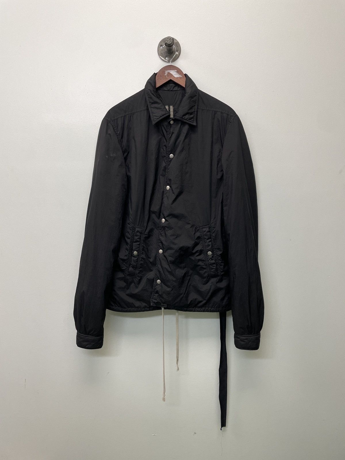 image of Rick Owens x Rick Owens Drkshdw Giacca Imbottita Snapfront Jacket in Black, Men's (Size Small)