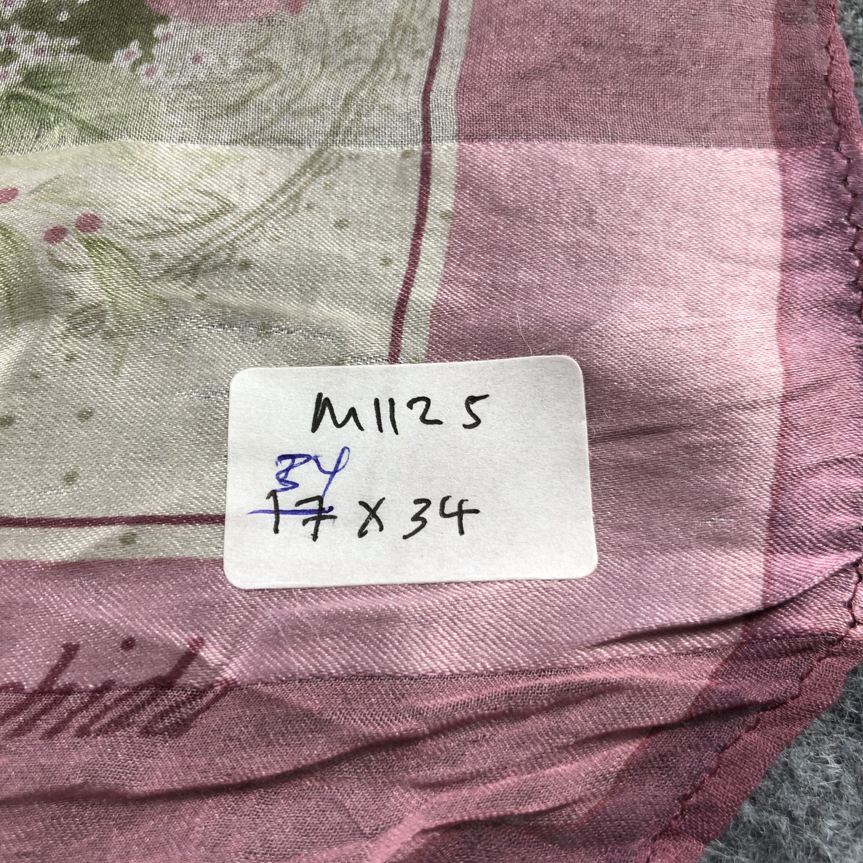 Japanese Brand Jun Ashida Floral Silk Scarf M1125 Size ONE SIZE - 14 Thumbnail