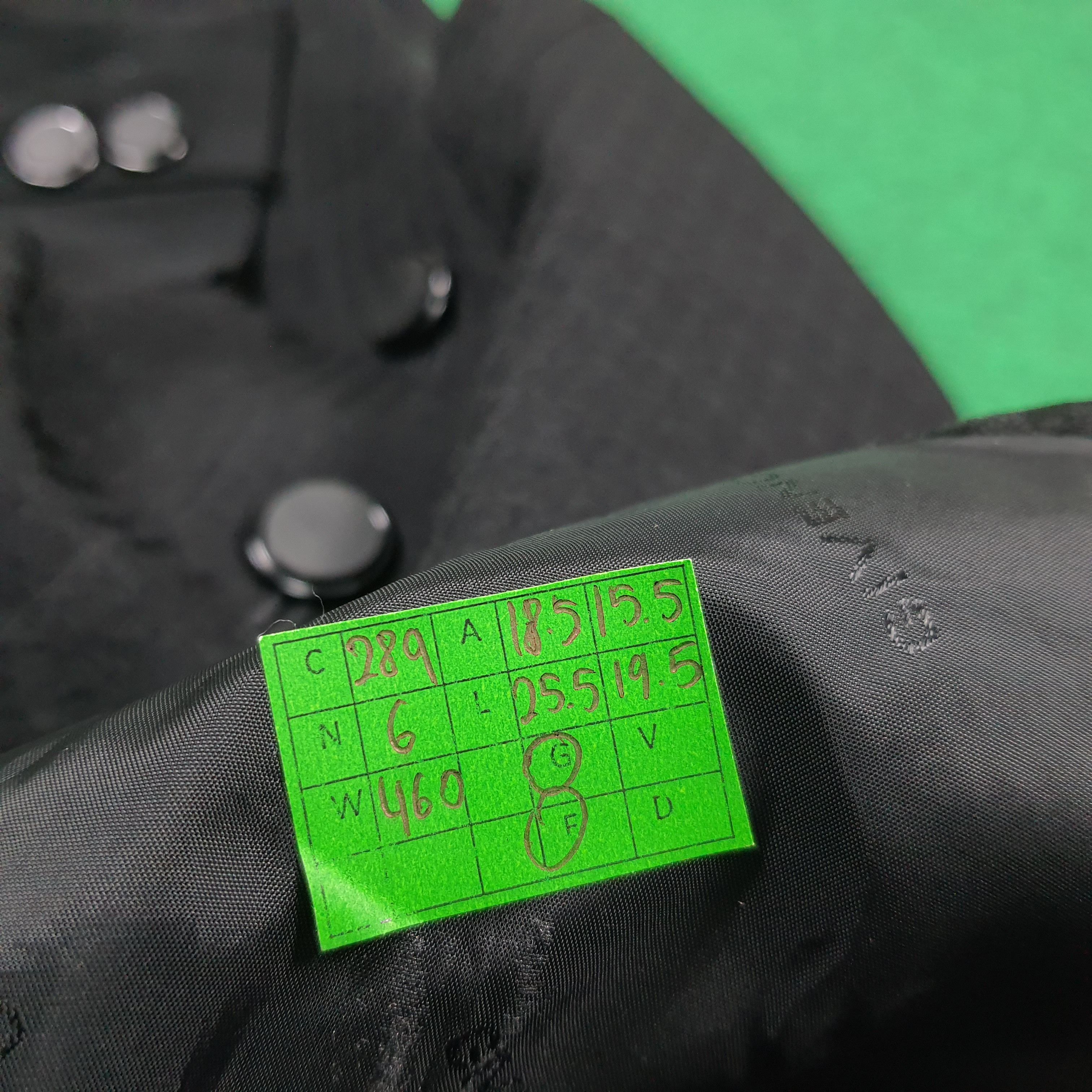 Givenchy Vintage Hi Formal by Givenchy Black Blazer C289N6 Size XS / US 0-2 / IT 36-38 - 10 Thumbnail