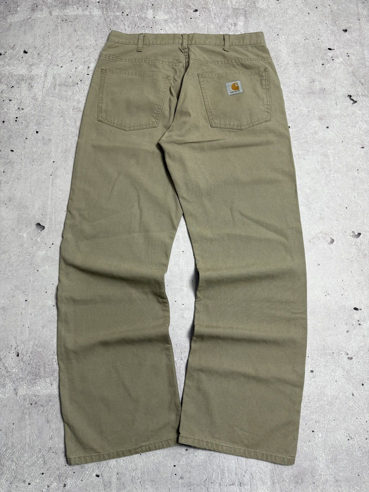 Carhartt × Vintage Vintage Carhartt Beige Staff Pants Size US 32 / EU 48 - 4 Thumbnail