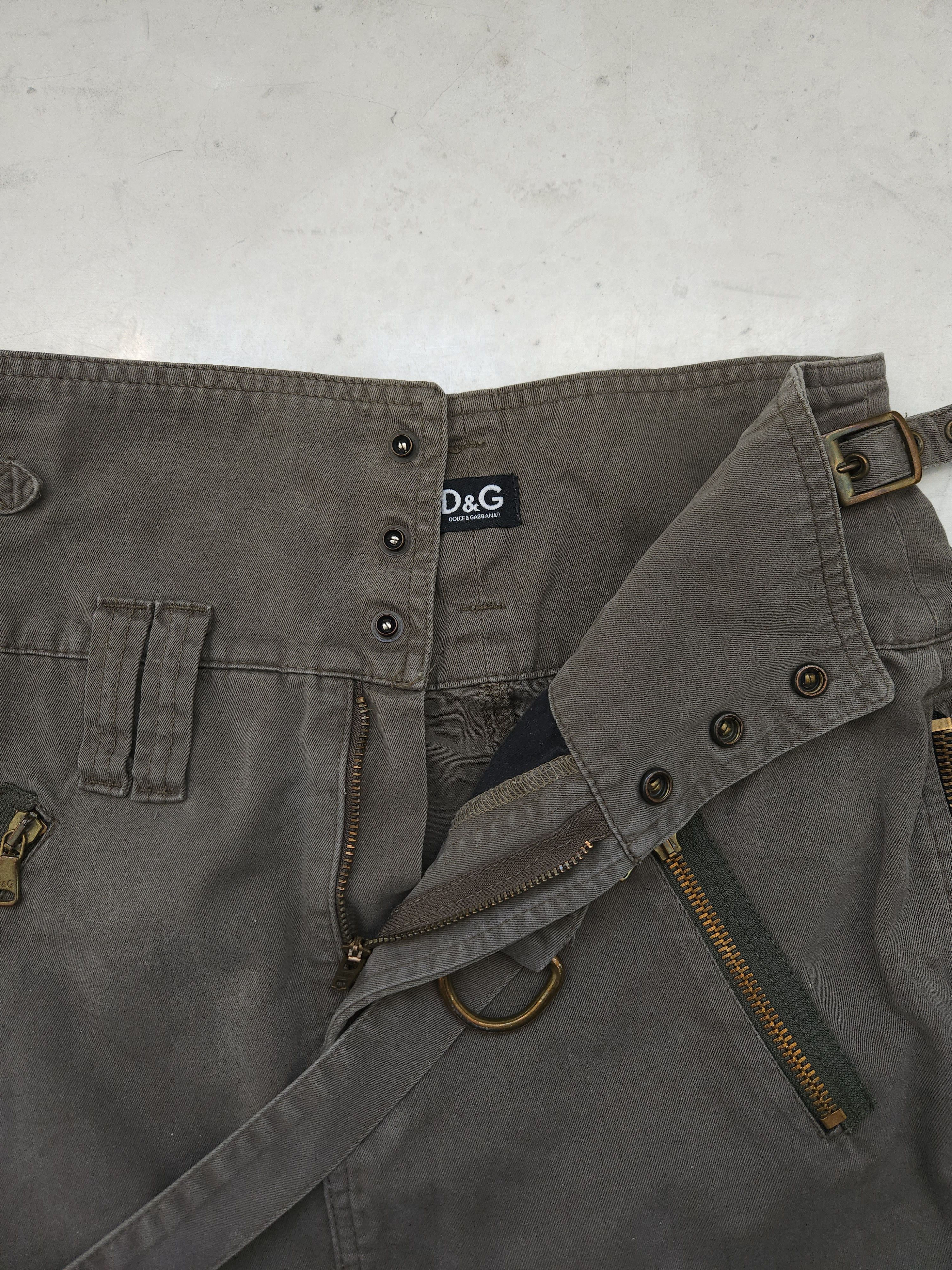 Dolce & Gabbana Archive y2k Dolce Gabbana bondage side zip skirt Size 28" / US 6 / IT 42 - 14 Thumbnail
