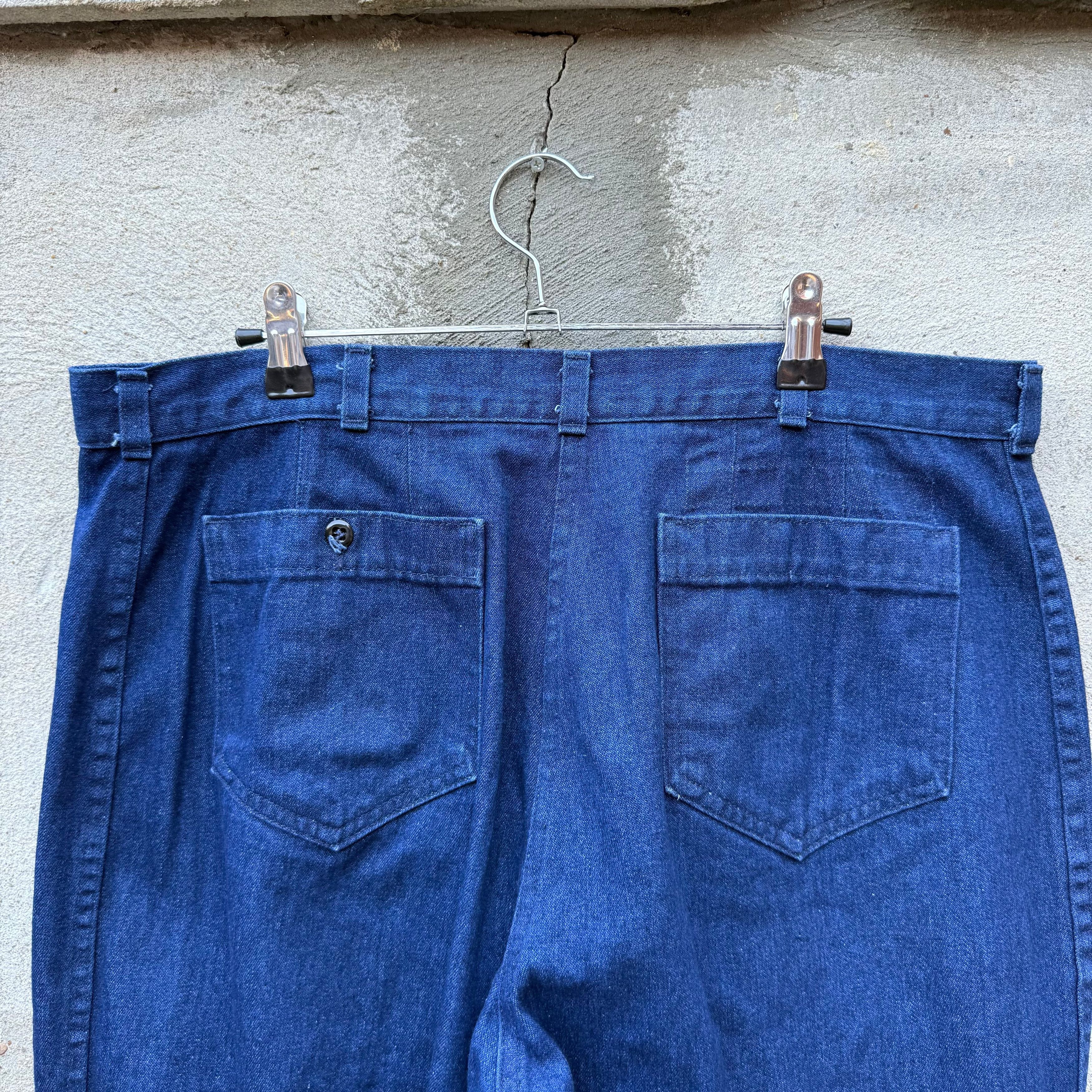 Other 90's US Military Women's Denim Dungaree Pants Size 36" / US 14 / IT 50 - 7 Thumbnail