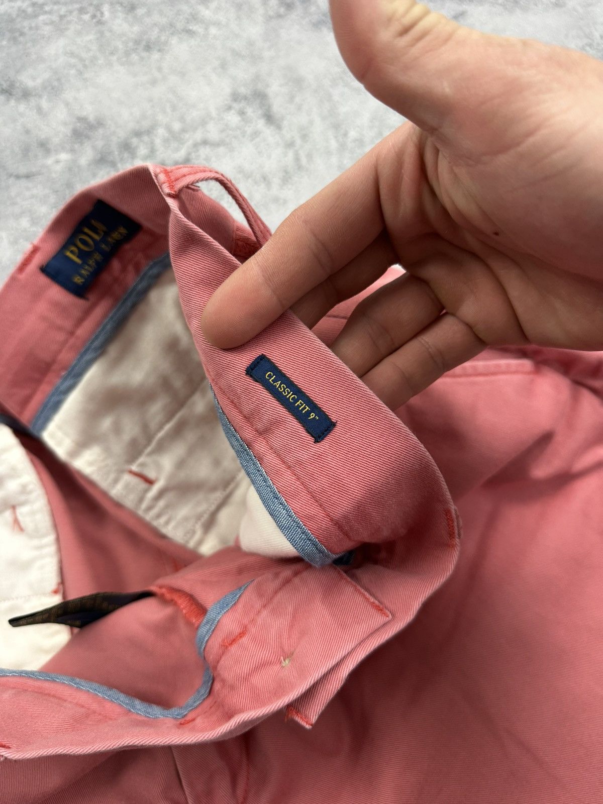 Polo Ralph Lauren Vintage Polo Ralph Lauren Chino Pink Shorts Y2K Classic 36 Size US 36 / EU 52 - 12 Thumbnail