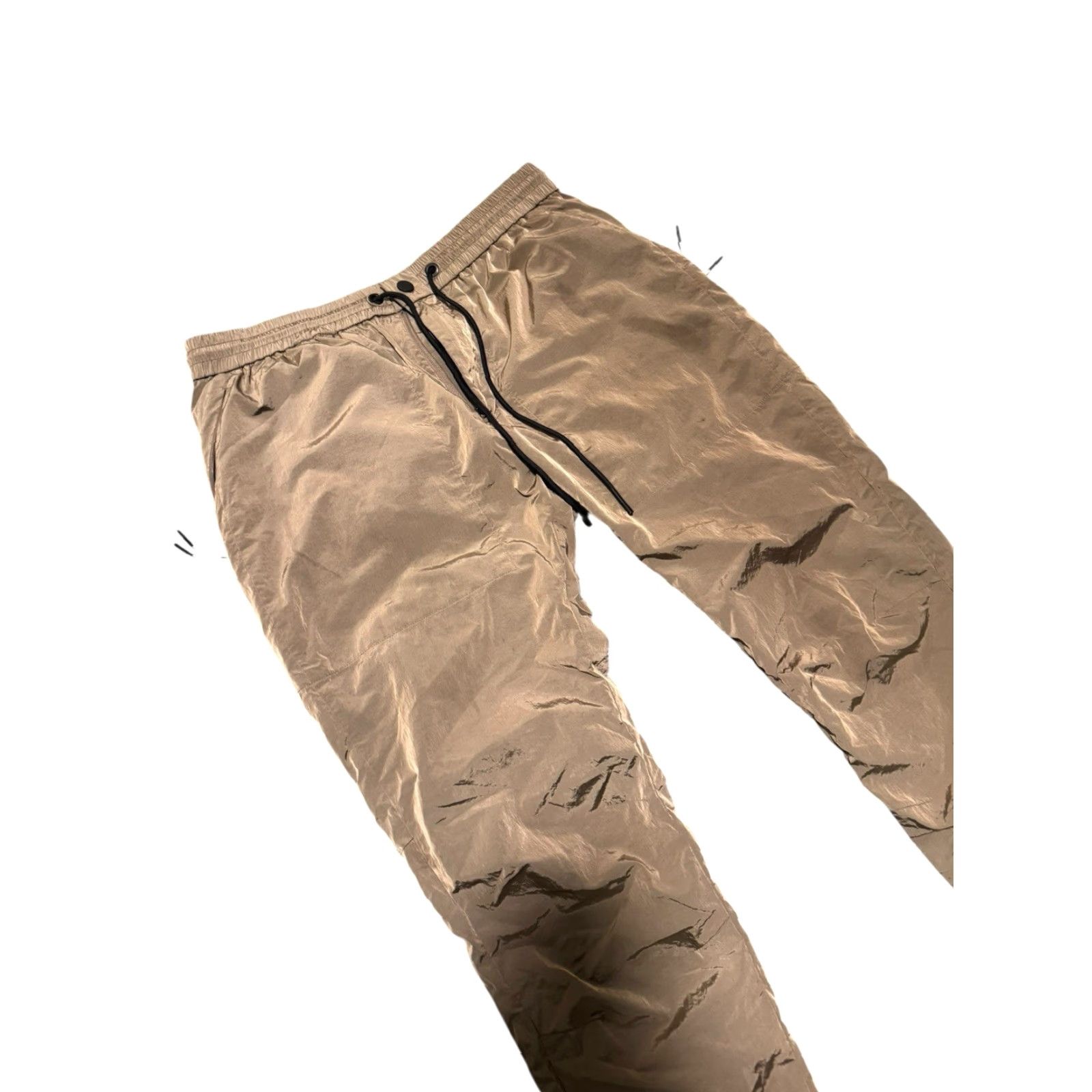 Kith KITH Men's Mercer 6 Wrinkle Nylon Pant Khaki/Brown Spring 2020 KH6312-108 Size S Pocket 4-Pocket Design Jogger Relaxed Mens Pants Nylon Size US 29 - 2 Thumbnail