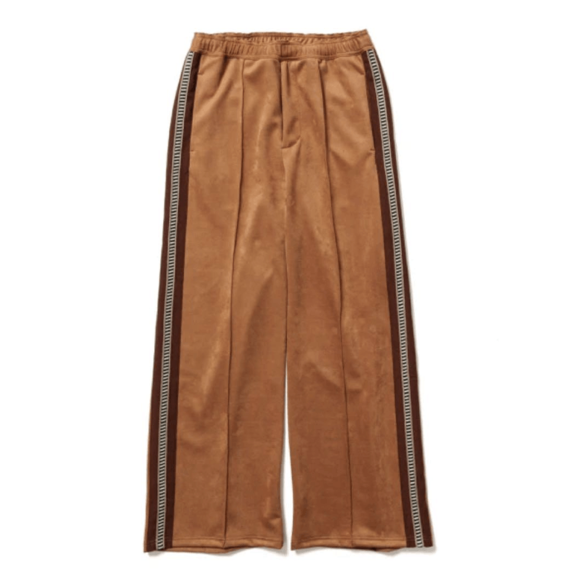 Sasquatchfabrix Sasquatchfabrix faux suede flare silhouette track pants Size US 31 - 1 Thumbnail