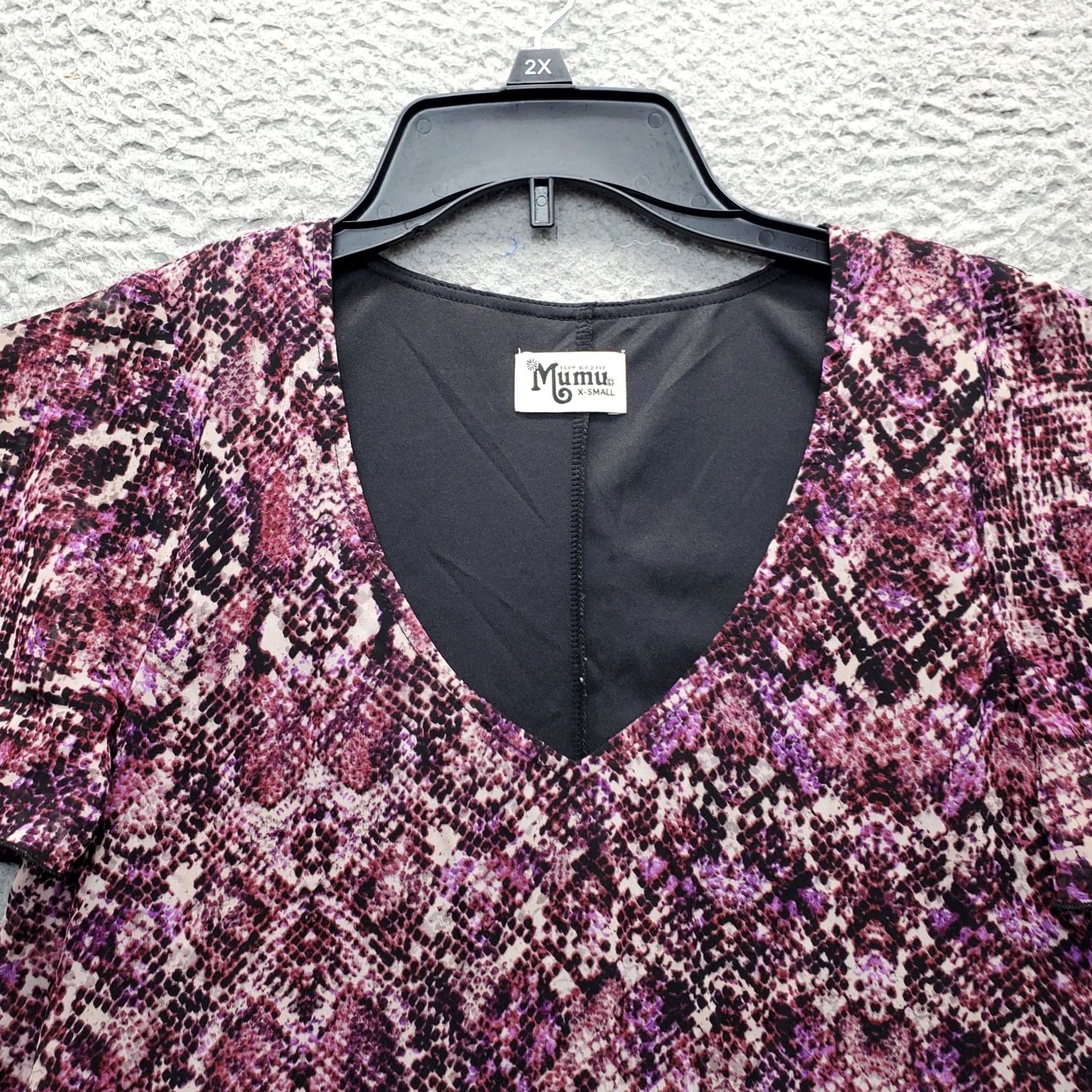 Skin Show Me Your Mumu A Line Dress Womens XS Multi Snake Skin Flutter Sleeve Pullover Size XS / US 0-2 / IT 36-38 - 5 Thumbnail