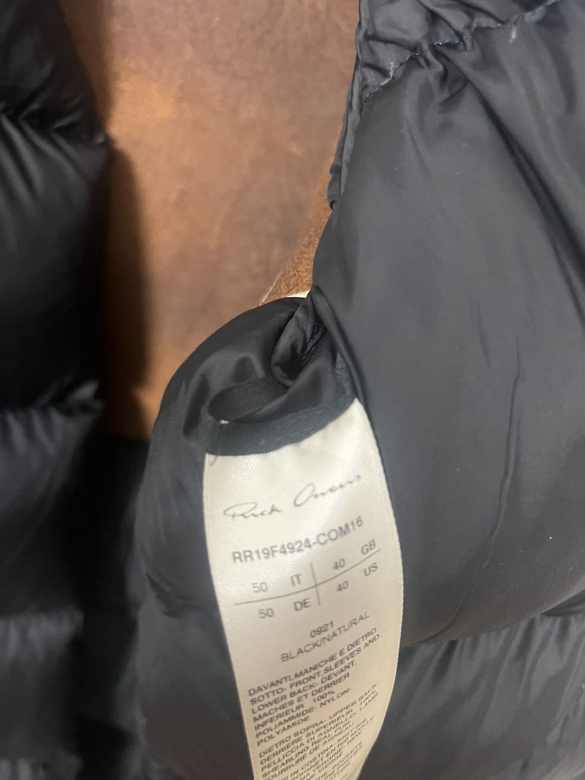 Rick Owens FW19 ‘LARRY’ Zionic Shearling Puffer Jacket Size US L / EU 52-54 / 3 - 7 Thumbnail