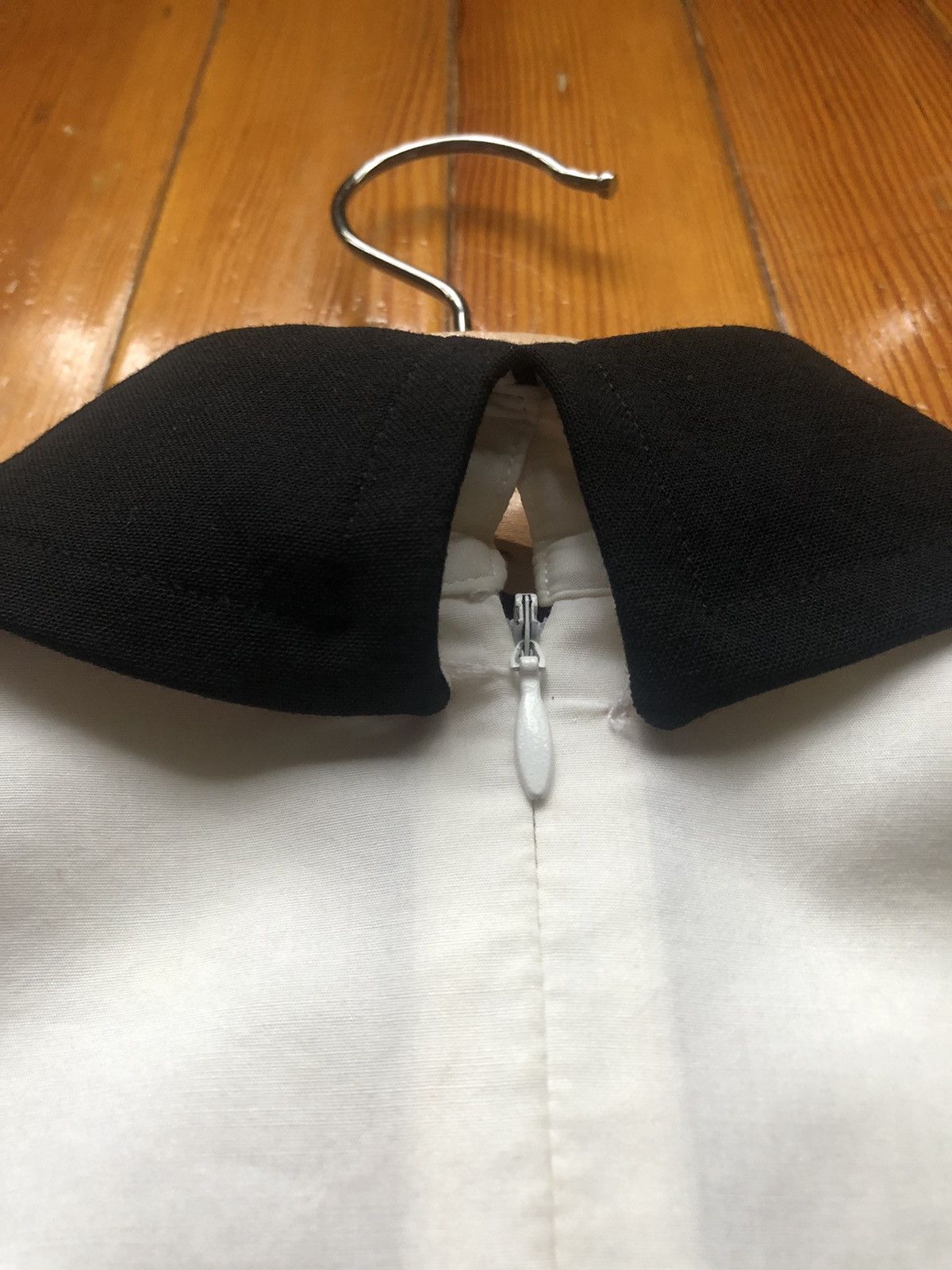 Jil Sander Jil Sander Navy Contrast Collar Blouse Size XS / US 0-2 / IT 36-38 - 7 Thumbnail