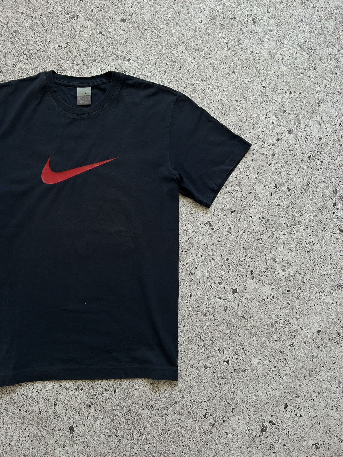 Nike × Vintage 🇺🇸 Vintage 90s Nike Swoosh T-shirt Made In USA Y2K Hype Size US L / EU 52-54 / 3 - 4 Thumbnail
