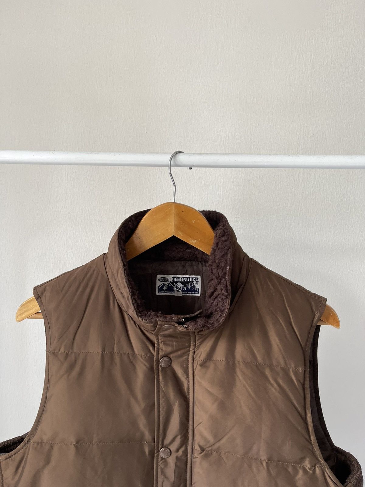 Bape × Nigo 2000s Bape Pertex 163 Puffer Vest Size US L / EU 52-54 / 3 - 4 Thumbnail