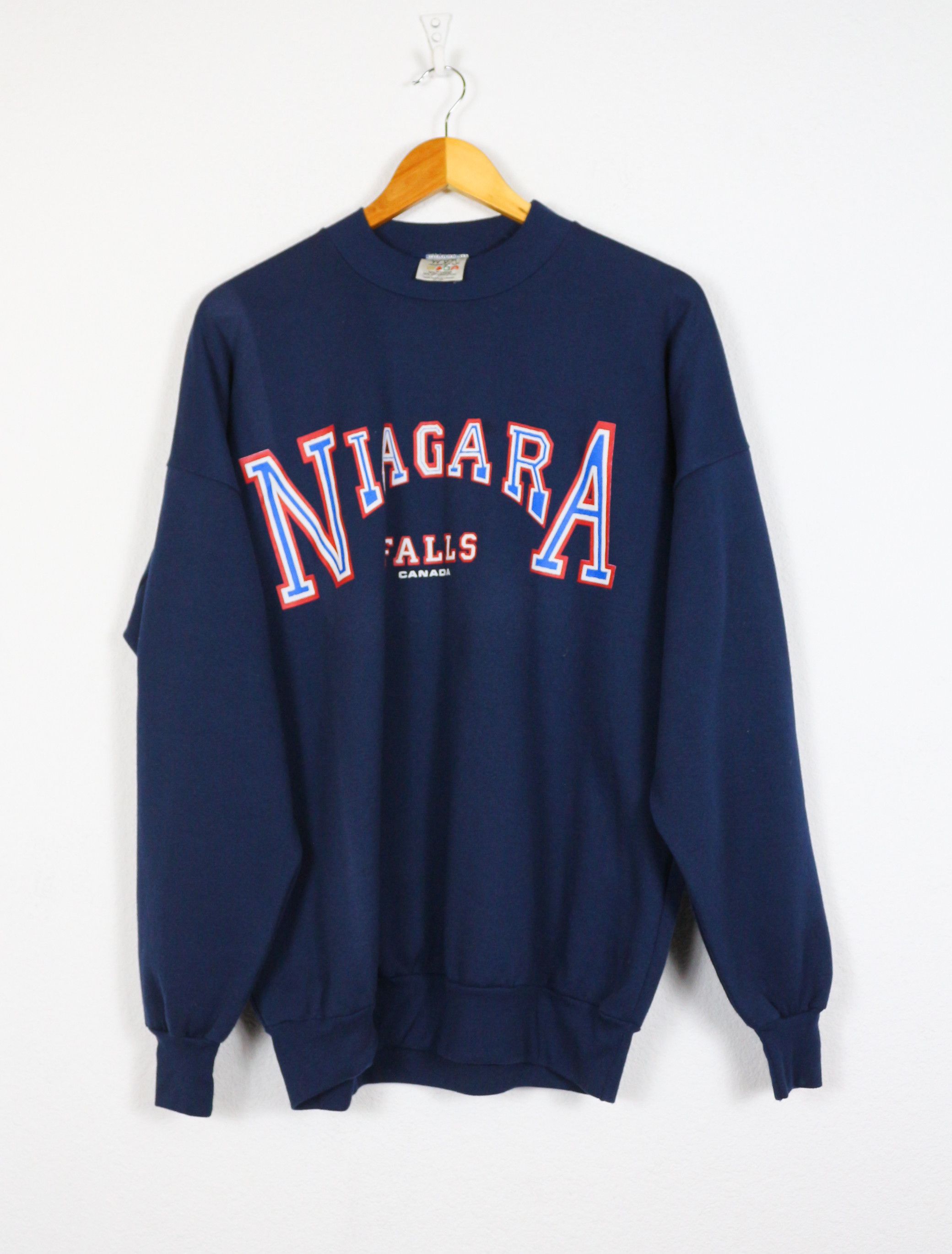 Vintage Vintage Canada Niagara Falls Graphic Swetshirt Oversized 90s Size US XL / EU 56 / 4 - 1 Thumbnail