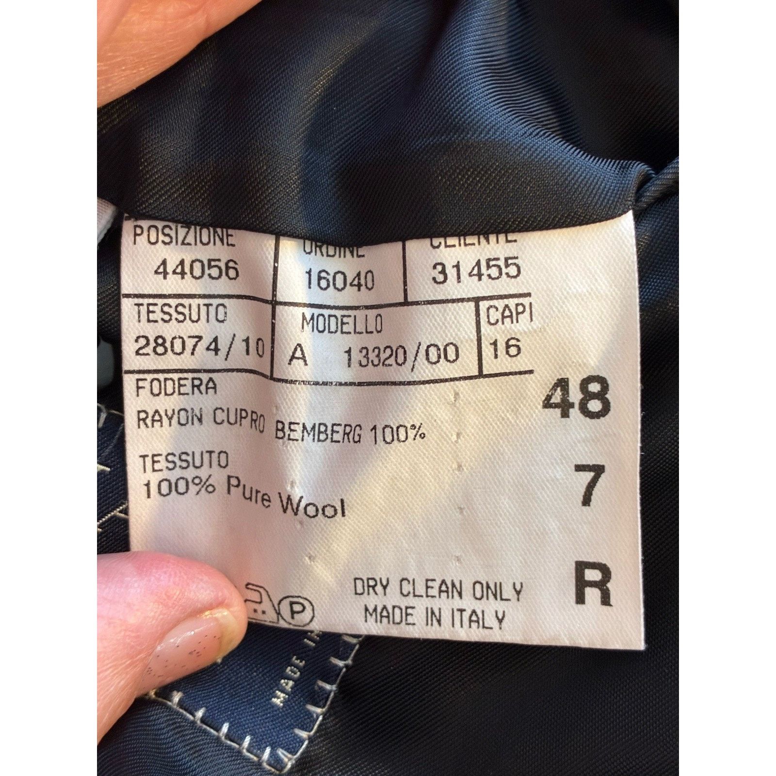 Canali CANALI Gray Plaid Check 100% Wool Blazer Sport Coat 38R S Size 38R - 19 Thumbnail