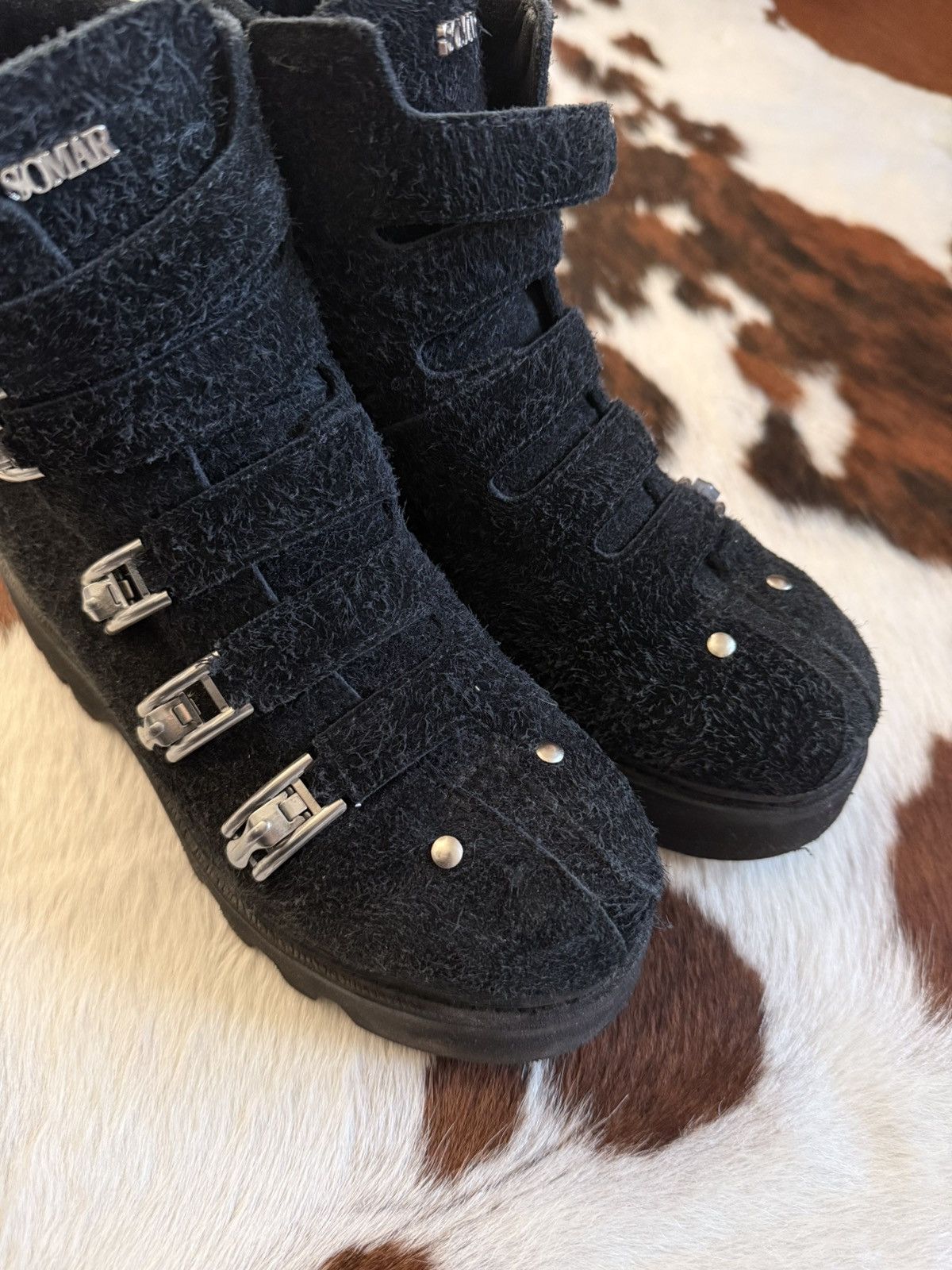 Somar somar reverse suede hunk boots Size US 7 / EU 40 - 2 Thumbnail
