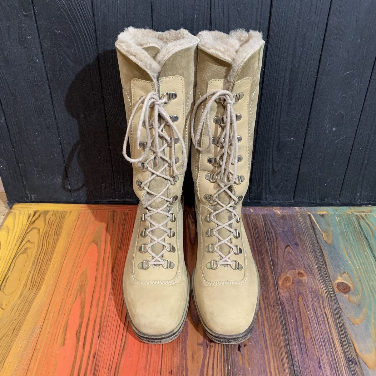 Genuine Leather Kandahar Switzerland Women’s Leather Boots Size 7, 26 cm Size US 9.5 / IT 39.5 - 4 Thumbnail