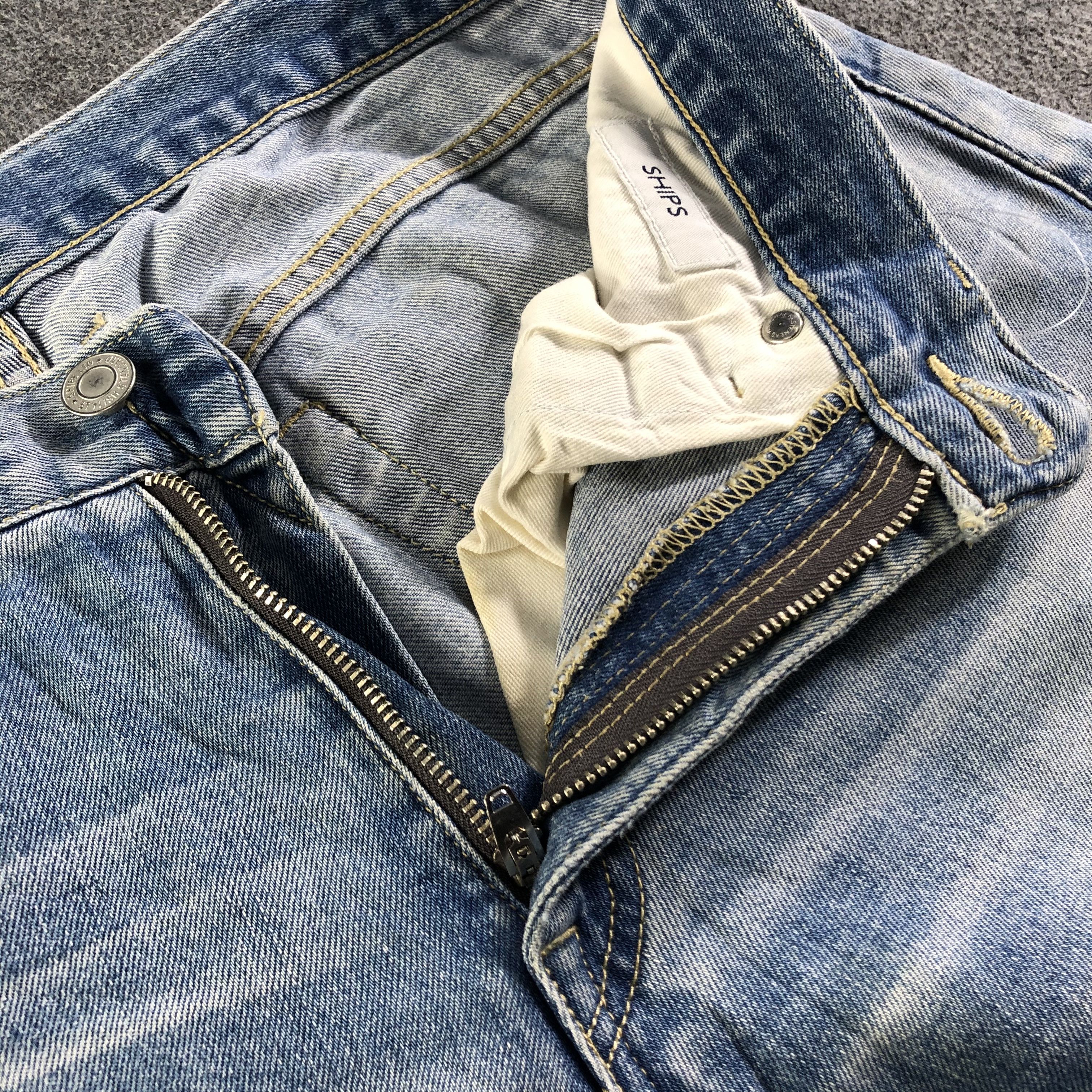 SHIPS Vintage Light Wash Ships Redline Jeans-J2947 Size US 31 - 7 Thumbnail