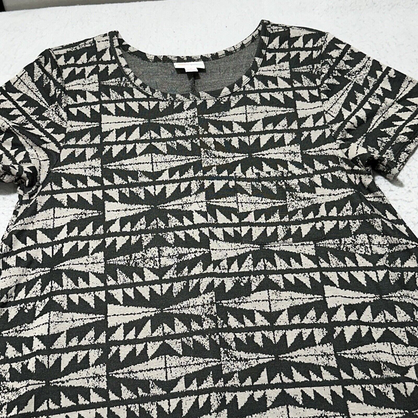 Other LuLaRoe Carly Small T Shirt Dress A-Line Pullover Size S / US 4 / IT 40 - 2 Thumbnail